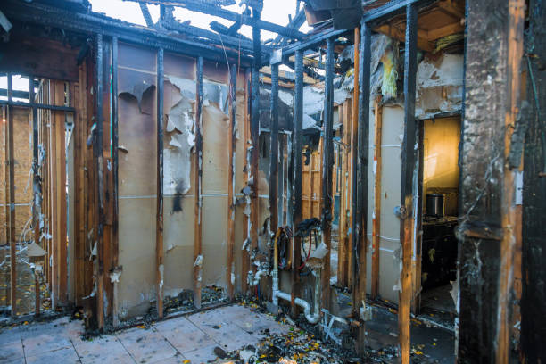 Professional Fire Damage Removal technician working in Beachwood, OH
